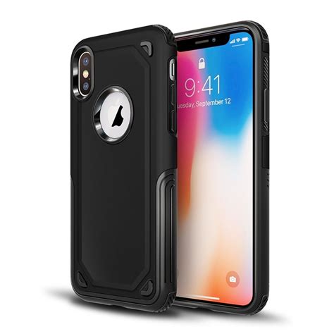 Rubbery iphone plus cases may fit, but because the max's camera bump is vertical instead of horizontal, they won't suffice. Apple iPhone XS Max Protective Hybrid Shockproof Case| Black