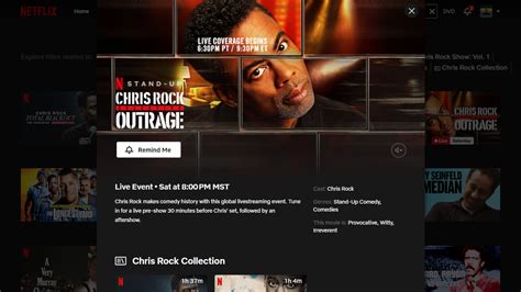 Netflix Adding Live Pre And Post Shows To Chris Rock Selective