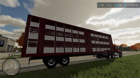 Мод Tlx 48ft Livestock Trailer для Farming Simulator 2022