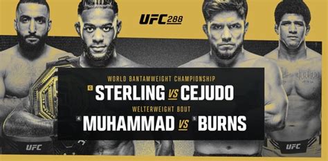 Ufc 288 Weigh In Results And Video Ufc And Mma News