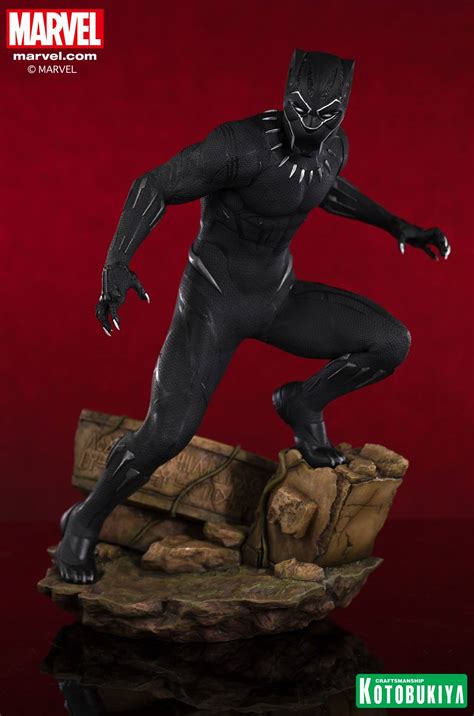 Black panter 2018 marvel studios movie after the death of his father, t'challa returns home to the african nation of… by cinemax. Marvel Black Panther Movie Black Panther ARTFX Statue by ...