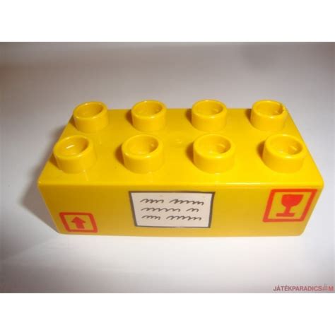 Lego Duplo törékeny postai csomag képes elem