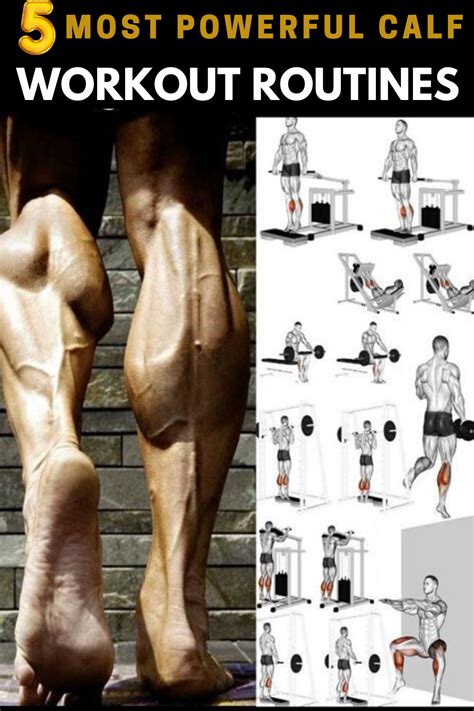 Build Calf Muscles With These Exercises Calf Exercises Calf