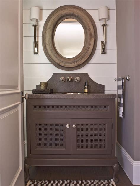 This Small But Powerfully Styled Powder Room Features