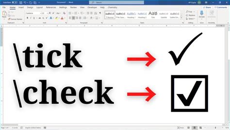 How To Insert Tick Mark In Checkbox In Word Design Talk
