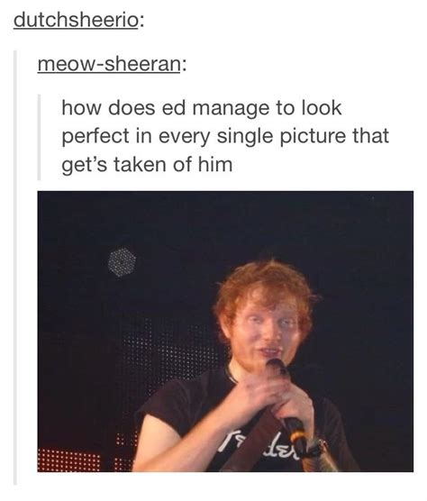 Over the course of 2018, many popular posts screenshotting tumblr's bizarre ads grew popular on the platform. I still think he looks pretty good. | Tumblr funny, Ed sheeran, Funny