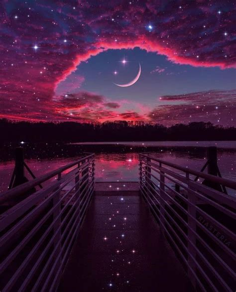 ﾟ ﾟ Night Sky Wallpaper Scenery