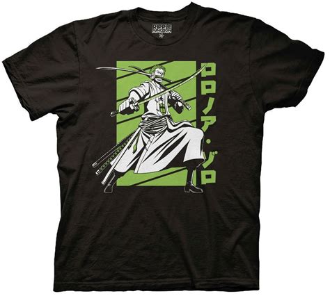 One Piece Zoro White And Green T Shirt Cr Exclusive Crunchyroll In