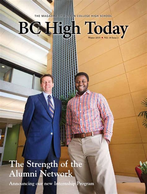 Bc High Today Alumni Magazine Winter 2015 By Bc High Issuu
