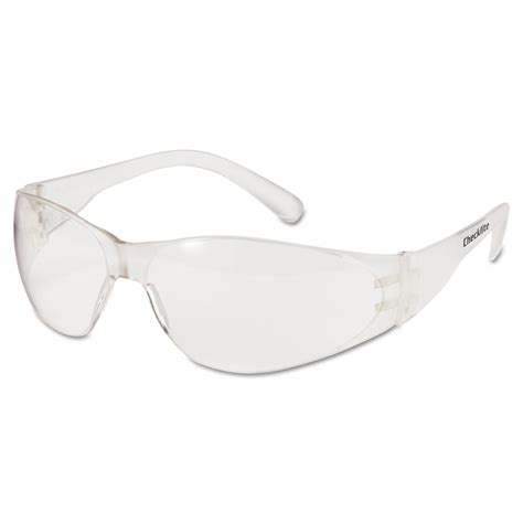 Checklite Safety Glasses Clear Frame Clear Lens Bluebay Office Inc