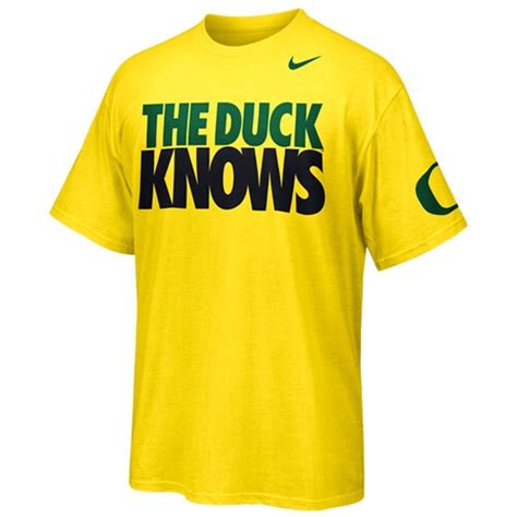 The Duck Knows Oregon Ducks Game Day T Shirts Oregon Ducks Jerseys