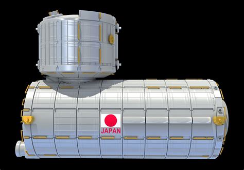 Japanese Experiment Module Jem Kibo 3d Model Cgtrader