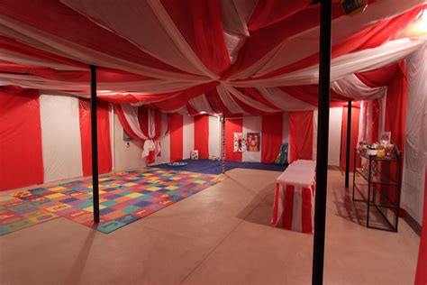 So we came up with some inexpensive unfinished basement ideas that not only sold our house, it this is probably the most dramatic change that we did in our unfinished basement. CIRCUS PARTY IN UNFINISHED BASEMENT. VERY CUTE ...