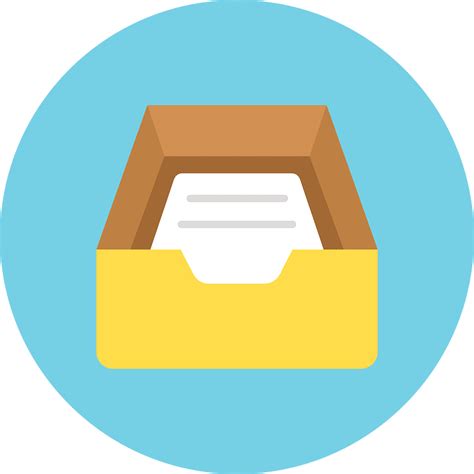 Inbox Flat Icon Free Download Transparent Png Creazilla