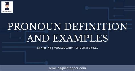 What Is A Pronoun Pronoun Definition And Examples 2022