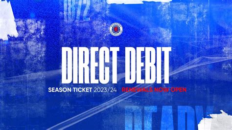 Rangers Season Ticket Renewals Direct Debit Tutorial Youtube
