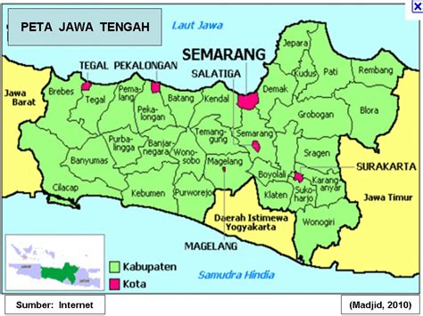 Peta Jawa Tengah Sejarah Bahasa Suku Dan Kebudayaan