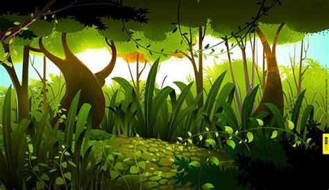 2d Animation Bg On Behance Background Design Environment Concept Art