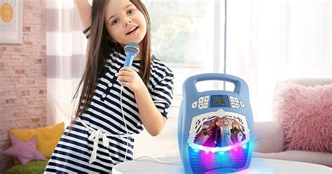 Disney Frozen 2 Bluetooth Karaoke Machine W Light Show Only 2999