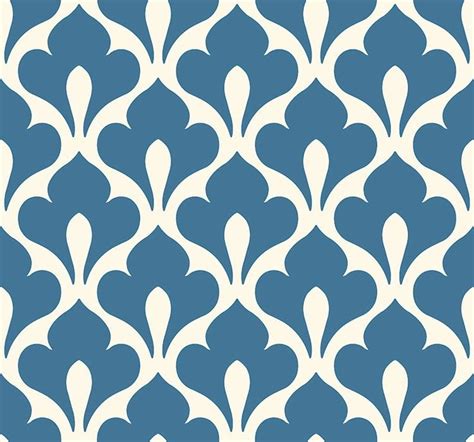 An Abstract Blue And White Wallpaper Pattern With Wavy Lines In The