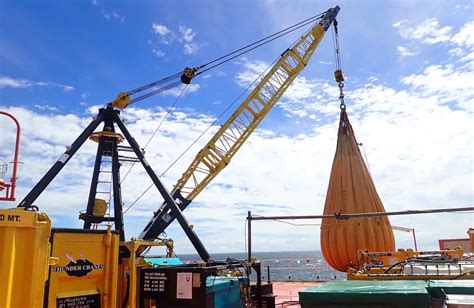 Load Testing For Modular Offshore Cranes Thunder Cranes