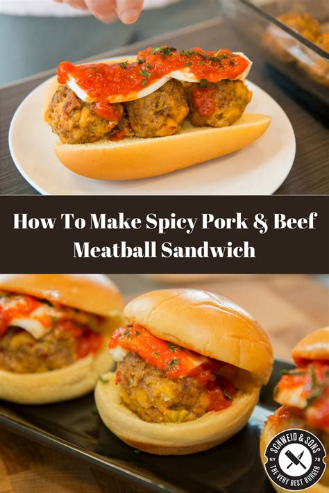 And that's not even mentioning the mongolian meatballs, irish stout pie or homemade. How To Make A Spicy Pork & Beef Meatball Sandwich — Recipe ...