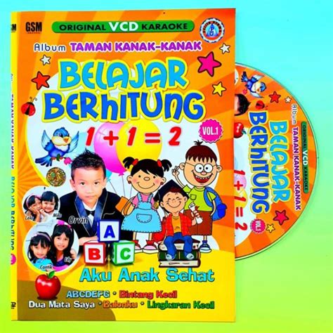 Kaset Vcd Dvd Original Edukasi Anak Belajar Menghafal Angka Sambil