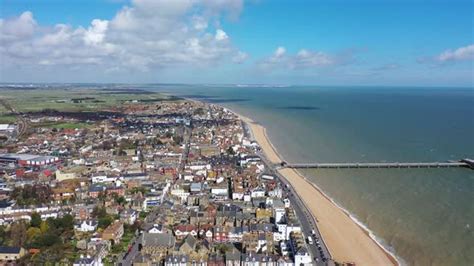 Aerial View Of Deal Castle Deal Kent Uk Stock Footage Videohive