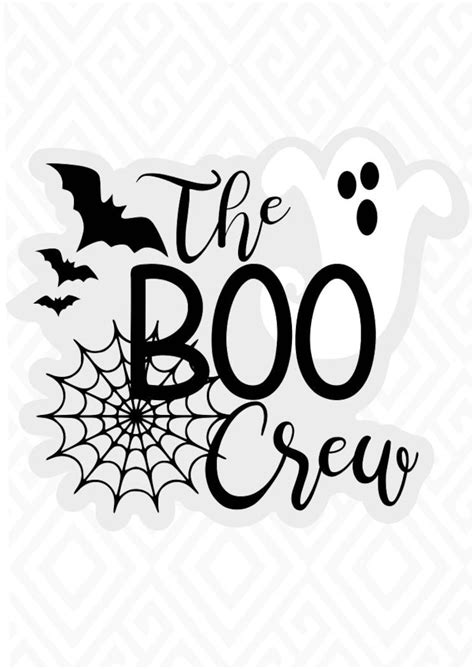 The Boo Crew Halloween Svg SVG DXF EPS Ai Png Jpeg | Etsy