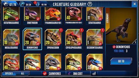 Deinonychus And Tournament Battle Jurassic World The Game Youtube
