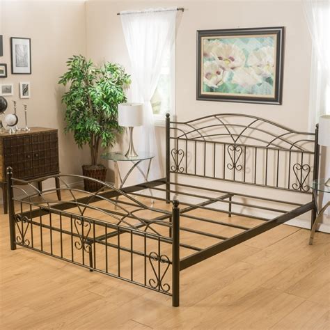 Buy Cassell Copper Gold Iron Bed Frame In Cal King By Gdfstudio Xu On