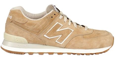 New Balance Suede Sneakers In Beige Natural Lyst