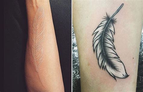 11 feather tattoo for girl; Feather Tattoo: Meaning, Types, Designs, Ideas & Inspiration!