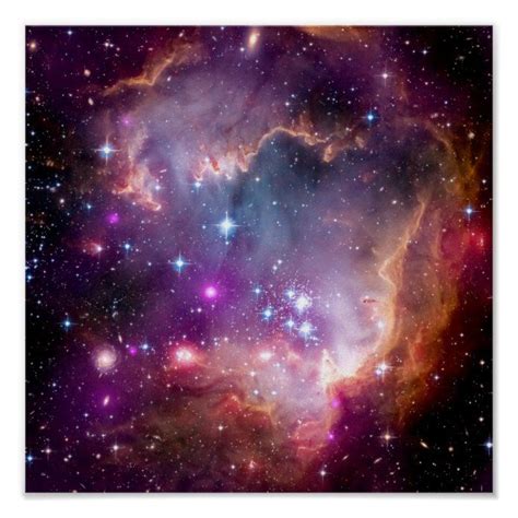 Ngc 602 Star Formation Nasa Hubble Space Photo Poster
