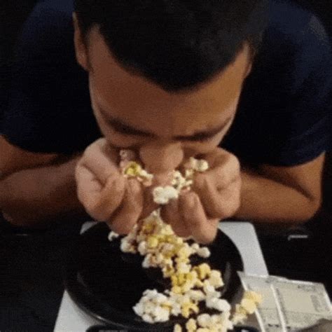 Michael Jackson Eating Popcorn Animated 