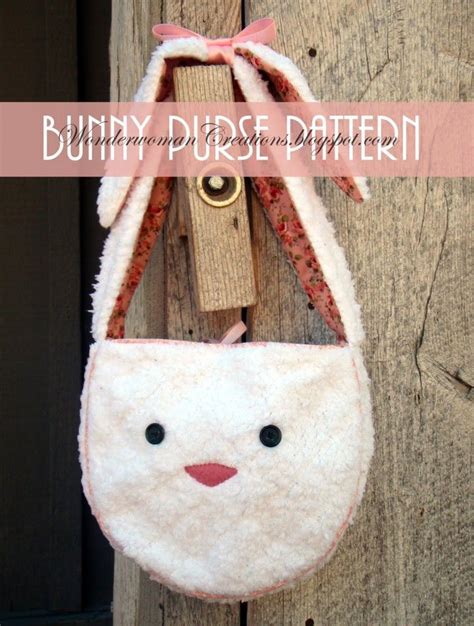 Tall if you use the same yarn and hook. Floppy Ears Easter Bunny Purse - Free Sewing Pattern ...