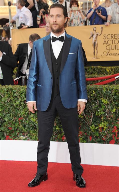Matthew Mcconaughey From Best Dressed Men At The Sag Awards E News