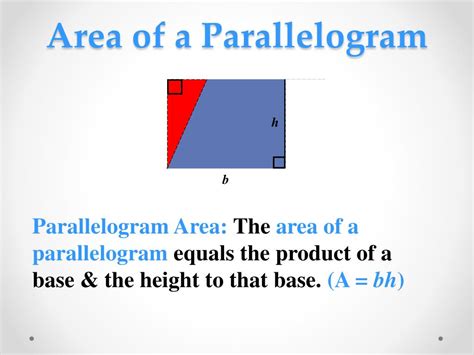 Ppt Areas Of Parallelograms Triangles And Rhombuses Keystone Geometry