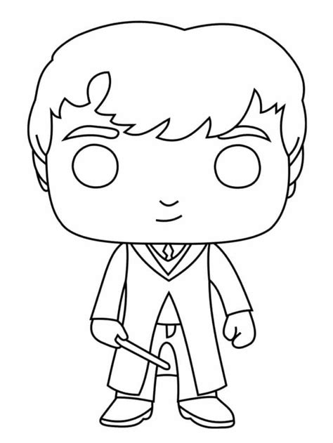 Coloriage Harry Potter  des dessins uniques à imprimer gratuitement