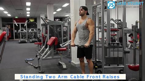 Standing Cable Front Raise