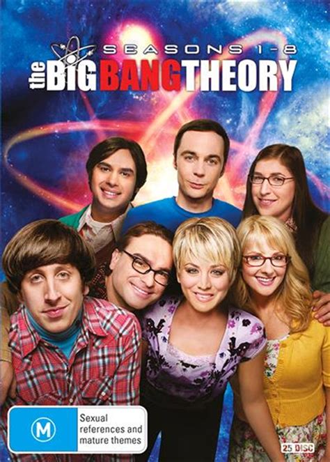 Big Bang Theory The Season 1 8 Dvd Region 4 Aussie Release