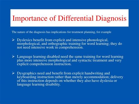 Ppt Tier 3 Differential Diagnosis Of Specific Learning Disabilities
