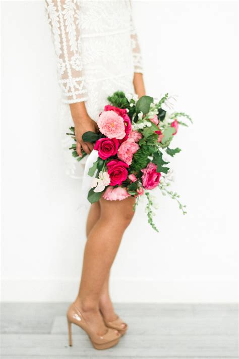 Thank you family for coming back and watching our. Bright pink bouquet | Wedding & Party Ideas | 100 Layer Cake