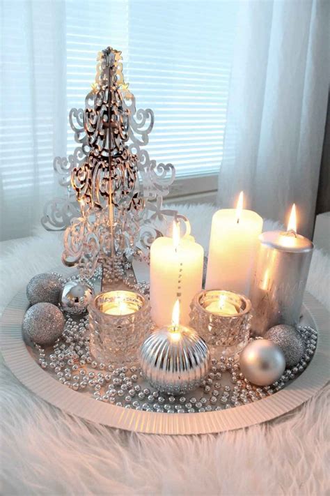 03 Simple And Elegant White Christmas Decoration Ideas Decoration White Christmas Decor