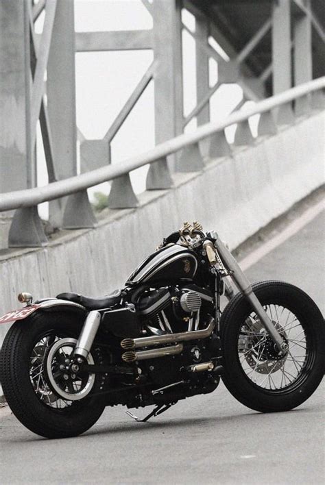If the credits inside the pin say nothing else, all. Beautiful chopped Harley Davidson bobber. Love the chunky ...