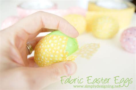 Fabric Covered Eggs With A Twist Simply Designing With Ashley