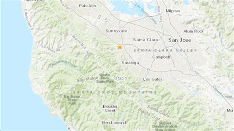 Preliminary Magnitude 28 Earthquake Rattles Cupertino Area Abc7 San