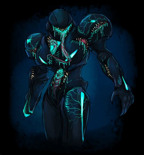 Eldrich Dark Samus 2 By Cryophase On DeviantArt Dark Samus Samus Art