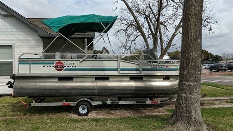 Sun Tracker Fishin Barge 21 1995 For Sale For 10500 Boats From