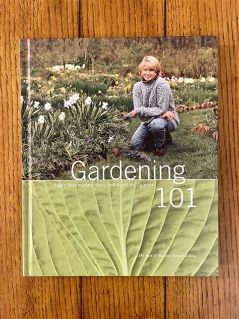 Book Martha Stewart Gardening 101 Hardcover Isbn 0848719352